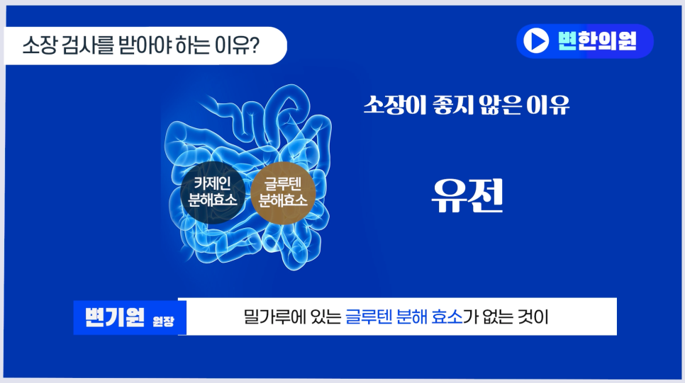 소장이 좋지 않은 이유 유전 이미지